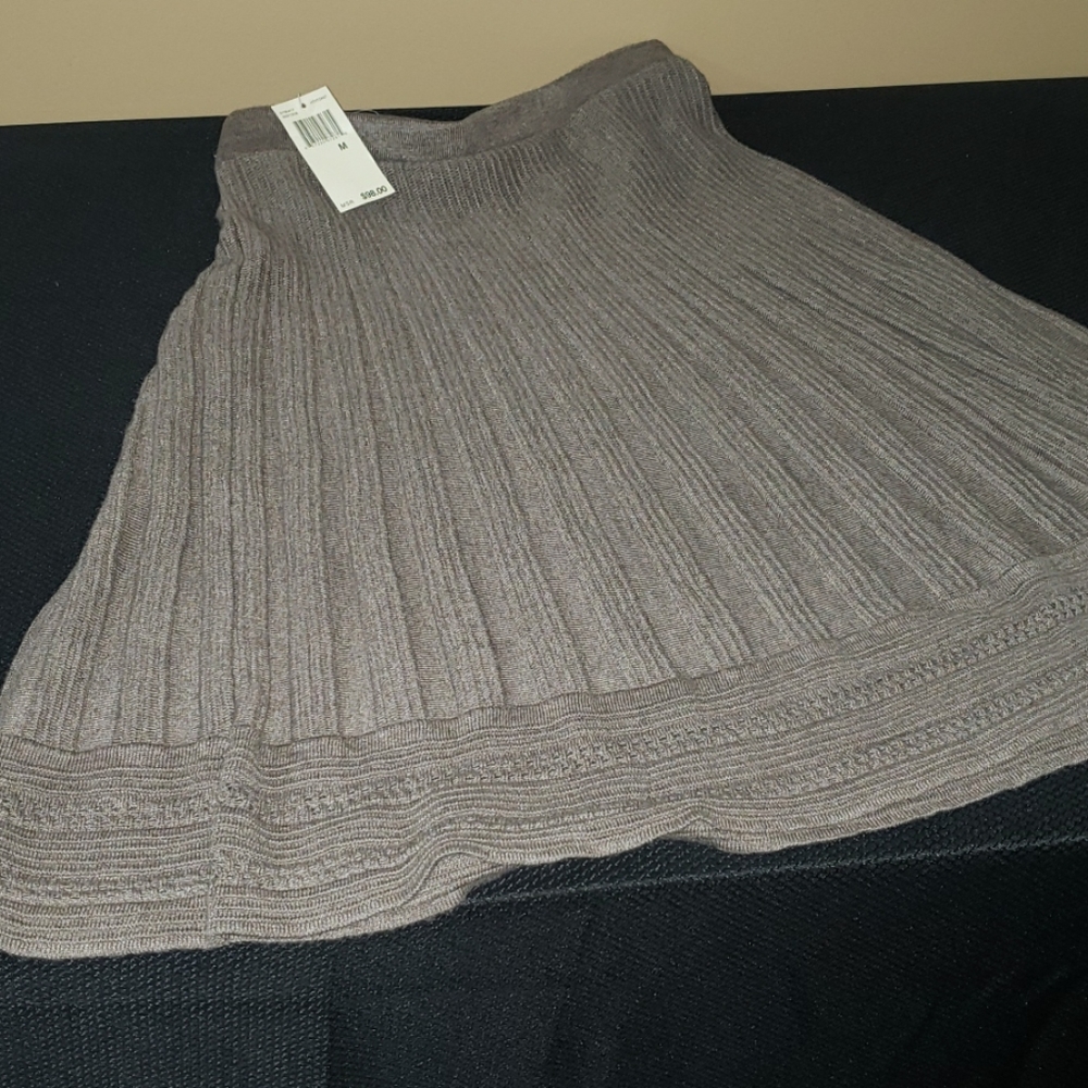 Max Studio Sweater/Knit Taupe Skirt